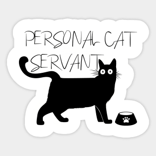 personal cat servant Sticker